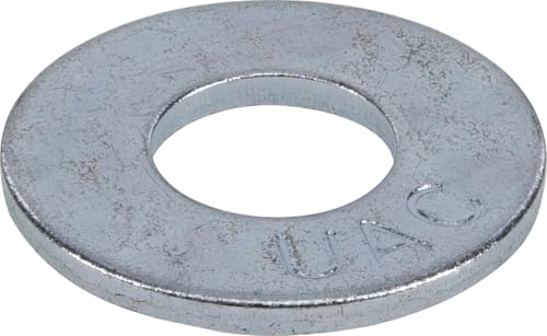 Hillman USS Flat Washers, 5/16in, 100 Pack, Zinc - size: 5/16"