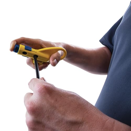 Klein Tools VDV110-295 Data and Coaxial Cable Combination Radial Stripper - style: Twisted Pair and COAX Prep Tool