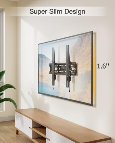 ELIVED Tilting TV Wall Mount for 26-60" TVs, Max VESA 400x400, 99 Lbs Load - size: Tilting
