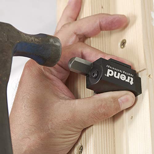 Trend Hinge Recess Squaring Corner Chisel, Spring Loaded Tool for Squaring Hinge Mortises and Lock Faceplates, C/CHISEL