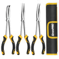 GRENPRO 3PC Needle Nose Pliers, Suitable for Use in Confined Spaces
