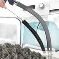 2Pcs Dryer Vent Cleaner Kit, Lint Brush & Universal Vacuum Hose Deep Gray | Upgraded Flexible Hose Design for Smooth Airflow Without Whistling Noise - color: Deep Gray