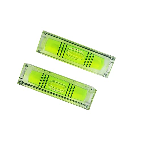 GEONASSUR 52mm Magnetic Mini Bubble Levels, 2 Pack