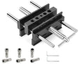 Self Centering Dowel Jig Kit Wide Capacity Drill Guide - color: Black Wide Capacity