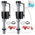 2 Sets Toilet Float Replacement Kit with 2 Inch Flapper Replacements