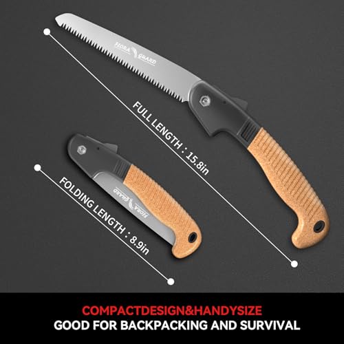 FLORA GUARD 7.7-Inch Folding Hand Saw - color: Gold, size: 7.7 Inch