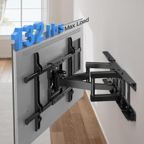 Pipishell Full Motion 24'' Studs TV Wall Mount for 40–84 inch TVs - size: 40-84 Inch, style: TV Mount without LED