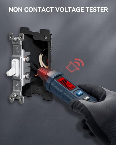 VENLAB Circuit Breaker Finder with LCD Display, GFCI Outlet Tester, 90-130V Electrical Circuit Tracer Tool with NCV Tset & Flashlight, Includes Carrying Case -VCT03 - size: VCT03