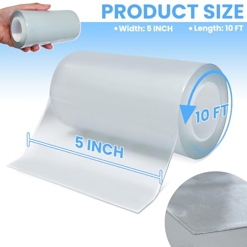 Heavy Duty Repair Tape for Fabric, RV Roof, Underbelly, Tent, Boat, Plastic - color: Clear, size: 5 Inch x 10FT