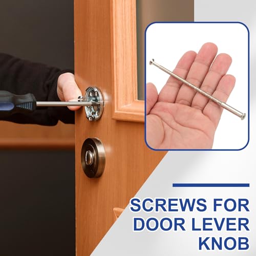 PATIKIL Door Handle Screws M4 x 110mm, 10 Set Cabinet Handle Break Away Screws for Drawer Pull with M4 x 25mm Sleeve Slub Bolt for Door Lever Knob - size: M4 x 110mm