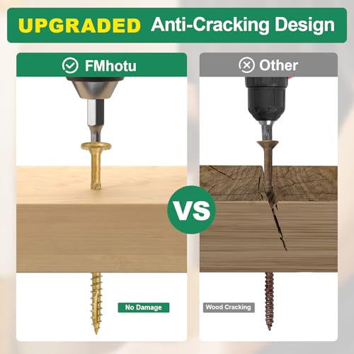 8 Inch Heavy-Duty Outdoor Deck Screws - size: #14 x 8"