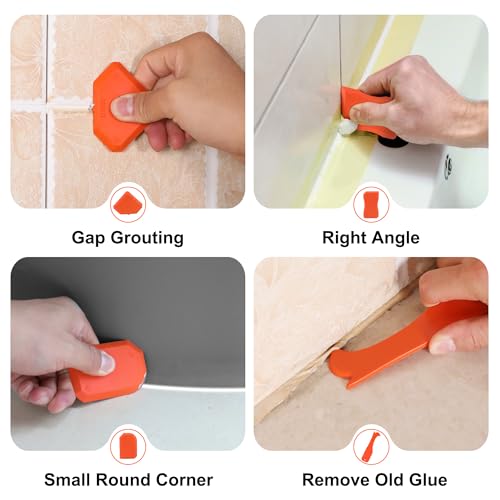 ValueMax Caulk Tool Kits and Caulk Gun, Silicone Caulking Gun
