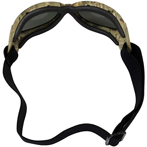 Global Vision Eliminator Dirt Bike Padded Motorcycle Riding Goggles for Men and Women (Black Frame/Smoke Lens) - color: Forest Camo Frame Smoke Lens