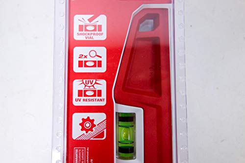 Milwaukee 4932459096 Block Torpedo Level - Red/Black