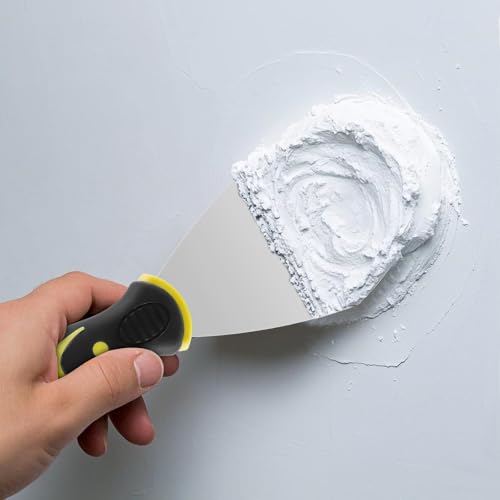 20PCS Putty Knife Set 1, 2, 3, 4, 5 Inch, Stainless Steel Spackle Knives, Metal Knife Scrapers with Non Slip Handles for Drywall Finishing, Plaster Scraping, Decals, and Wallpaper - size: 1/2/3/4/5 Inch