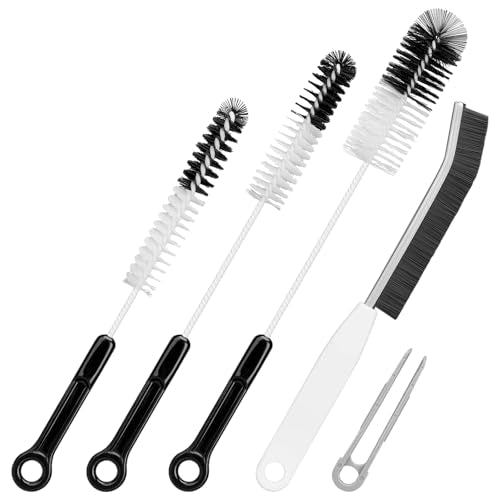 Bottle Cleaning Brush Set, 4pcs Flexible Long Handle Brushes for Bottles