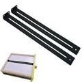 Drawer Repair Kit,Furniture Repair Accessories Brackets Middle Mount to Reinforce and Repair Wooden/MDF/Chipboard Drawers Cabinet - Heavy Duty Steel Hardware Includes Screws