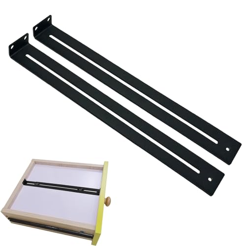 Drawer Repair Kit,Furniture Repair Accessories Brackets Middle Mount to Reinforce and Repair Wooden/MDF/Chipboard Drawers Cabinet - Heavy Duty Steel Hardware Includes Screws