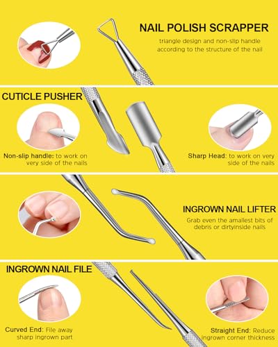 MORGLES Nail File and Buffer Blocks with Nail Care Kit
