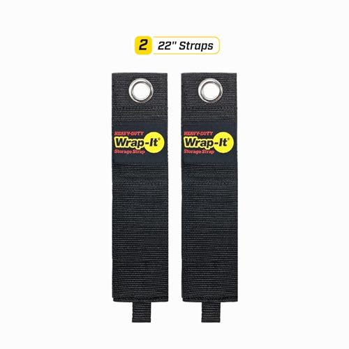 Heavy-Duty Wrap-It Storage Straps, 22" (2 Pack) - size: 22" (2-Pack)
