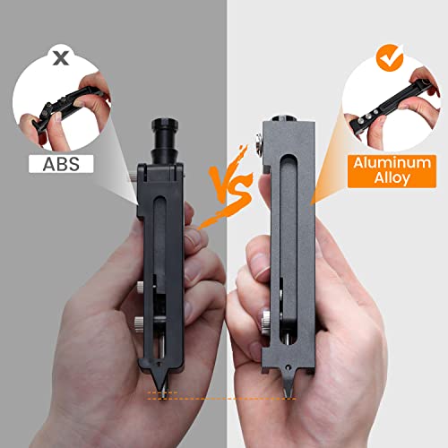 Saker Multi-function Scribing Tool,Aluminum Alloy Scribe Tool 5.5Inch