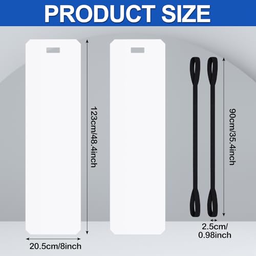 Wenqik 2 Pcs Appliance Sliders with Pull Strap Fridge, 48.43 X 8.07 Inches - size: 48.43 x 8.07 Inches