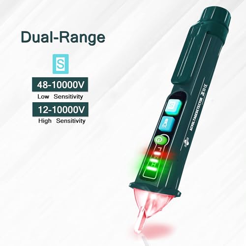 Non Contact Voltage Tester(Green) - color: Full Green Voltage test pen