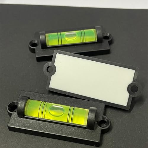 4Pcs Bubble Spirit Level RV Standard Levels with Mounting Holes RV Levelers Leveling Tool for RV Camper, Travel Trailer, Camping, Truck, Motorhome (Set-A)