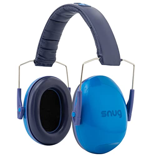 Snug Kids Earmuffs – Noise Reduction for Toddlers & Children – Adjustable, Lightweight, Foldable, Soft & Comfortable - Blue