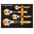 GEARWRENCH 4 Piece Adjustable Wrench Set with Foam Storage Tray | GWMSAJW01 - style: 4-Piece Kit with Foam Tray