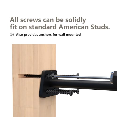 NEODROP 8-Pack 4 Inch Hidden Floating Shelf Bracket, Heavy Duty Blind Shelf Support Hardware | Invisible Wall Brackets for Kitchen, Fireplace Mantel Wood Shelves | Black Powder Coated Solid Steel - size: 4 Inch, style: 8 Pack