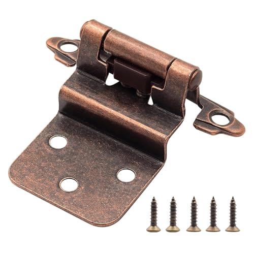 Donanim 6 Pack (3 Pairs) 3/8 Inch Inset Hinges Oil Rubbed Bronze - color: Oil Rubbed Bronze, size: 6 Pack (3 Pairs)