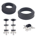 Universal Toilet Tank To Bowl Gasket,2 Kind Gasket and 2 Sets 5/16*3.15 inch Stainless Steel Heavy Duty Rustproof Bolt Hardware Kit,Fits Most 2-Inch and 3-Inch flush valve opening 2-Piece Toilet Tanks - style: 2Pcs Gasket with 2 Sets Stainless Steel Bolt