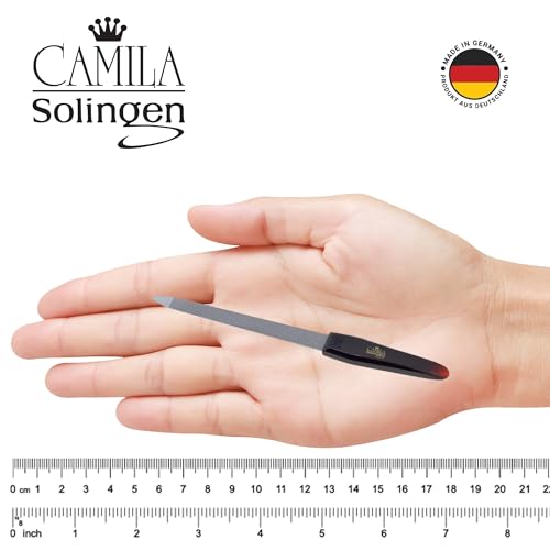 CS17 Sapphire Metal Nail File for Natural Nails Fingernail and Toenail Care, 5" Double Sided Coarse and Fine for Manicure and Pedicure - size: 5 Inch (Pack of 1)