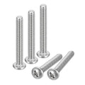 uxcell #8-32x1-1/4 Pan Head Machine Screws, 304 Stainless Steel 18-8 Screw, Phillips Drive, Fully Threaded, Bright Finish, Pack of 20 - size: #8-32x1-1/4"