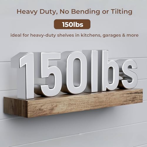 2pcs Floating Shelf Bracket Heavy Duty Decorative Floating Shelf Hardware Black Hidden Shelving Brackets for Wall,Floating Mantel Bracket for Over Fireplace (18X8X1 inch (for 1.5"-2" Thick Shelf)) - size: 18"X8"X1"