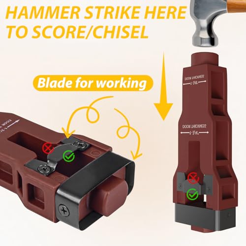 Door Lock Installation Kit with Door Latch Mortise Tool - size: B