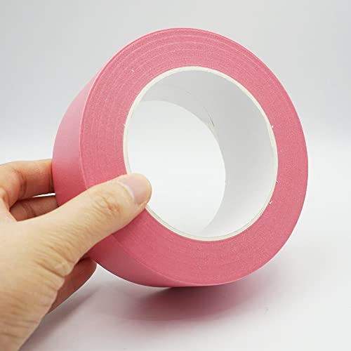2 Inch Masking Tape Pink Painters Tape, 2 inch x 55 Yards - color: Pink, size: 2 inch x 55 yards