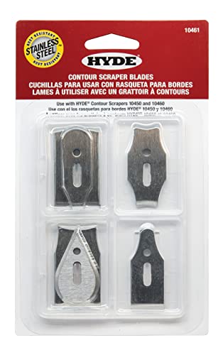 Contour Scraper Replacement 6 Stainless Steel Blades - style: Replacement Blades