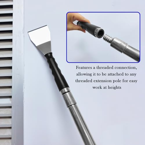 2 Pack 3 Inch Bent Scraper, Heavy Duty Stainless Steel Scraper