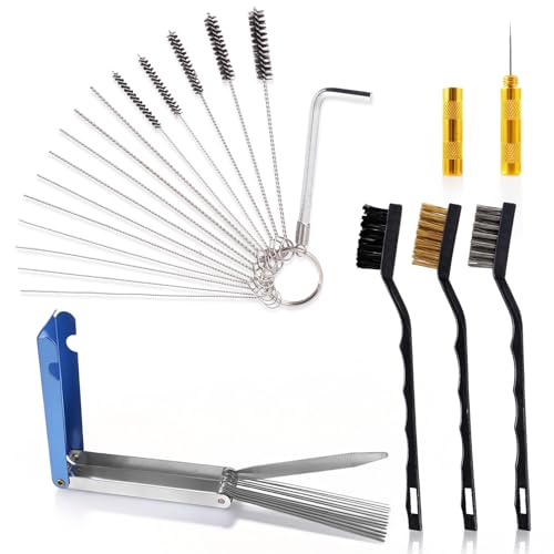 Premium Carburetor Cleaning Kit, Stainless Steel Torch Tip Cleaner