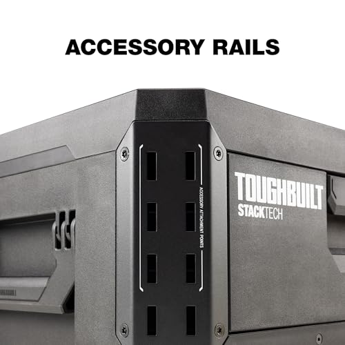 ToughBuilt StackTech 1 Drawer Tool Box, Stackable Organizer, 50 lb Capacity - size: 1 Drawer