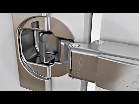 Blum Clip top BLUMOTION Soft Close Hinges, 110 Degree, Self Closing, Frameless, with Mounting Plates and Hinge Cover Plates (Inset - 8 Pack (4 Pair))