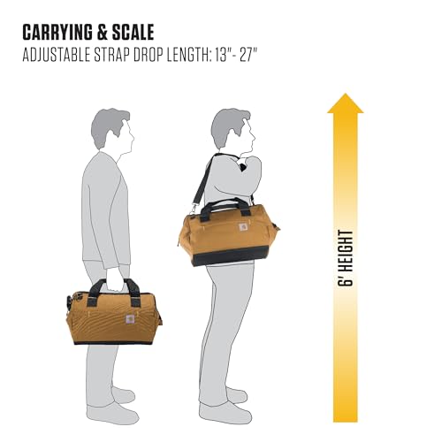 Carhartt 16-Inch 17 Pocket Midweight Tool Bag Carhartt Brown - size: 16-Inch 17 Pocket