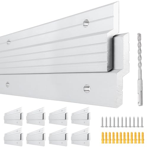 8 Pairs 30 inch French Cleat, Heavy Duty Aluminum Z Picture Hanger - size: (8 Pair) 30-inch