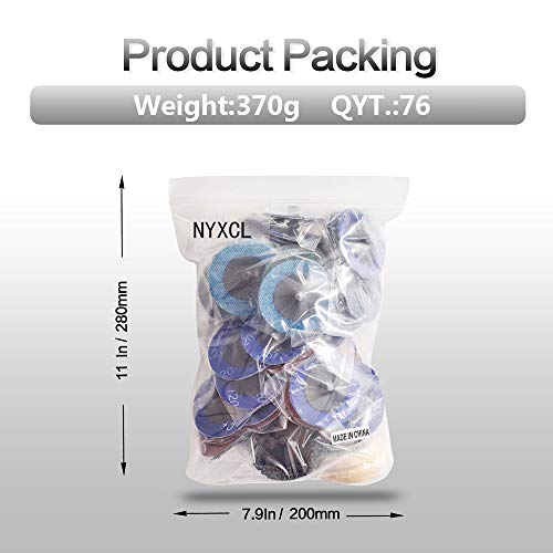 60Pcs Sanding Discs Set, 2 inch Quick Change Sanding Discs with 1/4" Holders, Die Grinder Surface Conditioning Burr Rust Paint Removal - style: 60Pcs Quick Change Discs 2 Inch(A/O main)