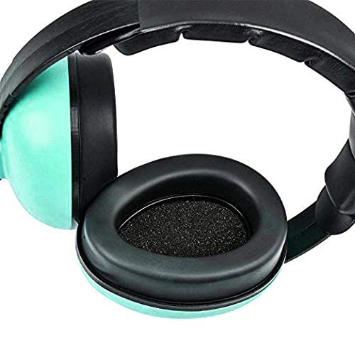 Noise Cancelling Headphones for Kids, Babies Ear Protection Earmuffs Noise Reduction for 0-3 Years Babies, Toddlers, Infant (Mint Green) - color: Green