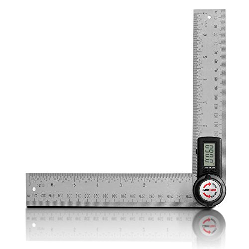 GemRed 82305 Digital Angle Finder Protractor Stainless Steel
