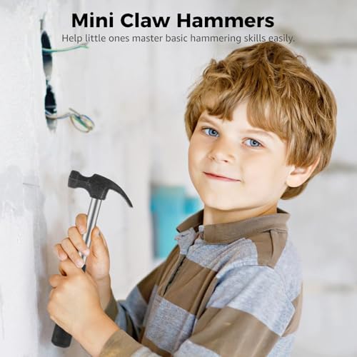 20 Pcs Mini Claw Hammers, Small Hammers for Little Ones