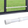 Window Security Bars Adjustable Sliding Glass Door Lock Bars - color: White-1Pcs, size: 15.7''-27.5''